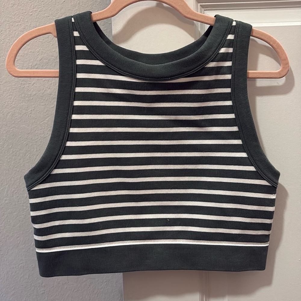 Offline American Eagle top! 
It is green and white!